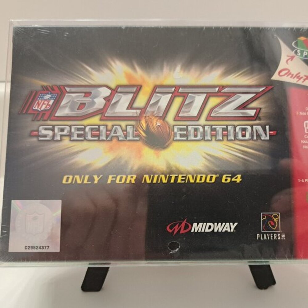 Brand New NFL Blitz Special Edition Nintendo 64 N64 2001 Midway Factory Sealed!